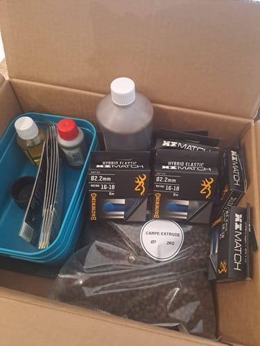 Customer photo review of SUPER MWG BAIT BAND READY BARBLESS RIGS 4" & 15"