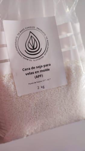 Customer photo review of Cera de Soja para velas en Molde, Pilar y Wax-melts (APF)