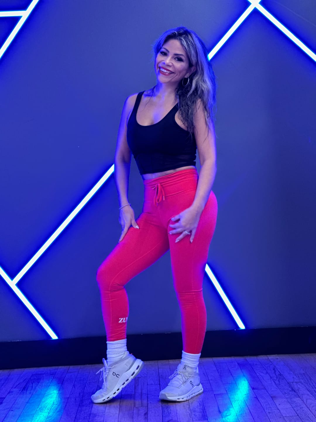 Customer photo review of Zumba Haus High Waisted Jogger Leggings