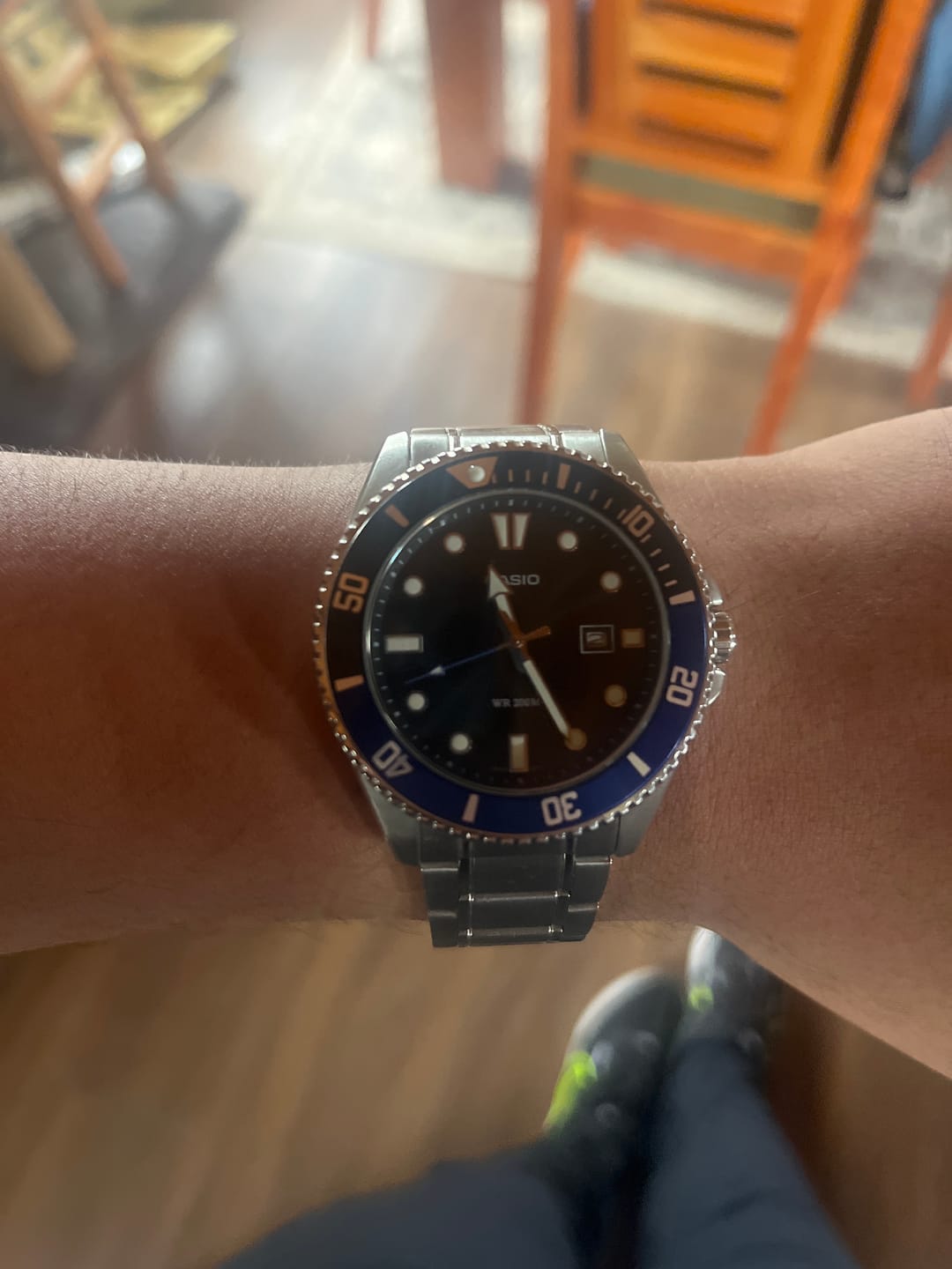 Customer photo review of Reloj Casio Submariner Marlin Duro MDV-107D-1A2VDF Buceo