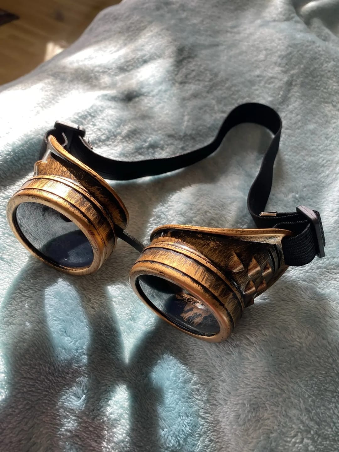 Customer photo review of Steampunk costume goggles