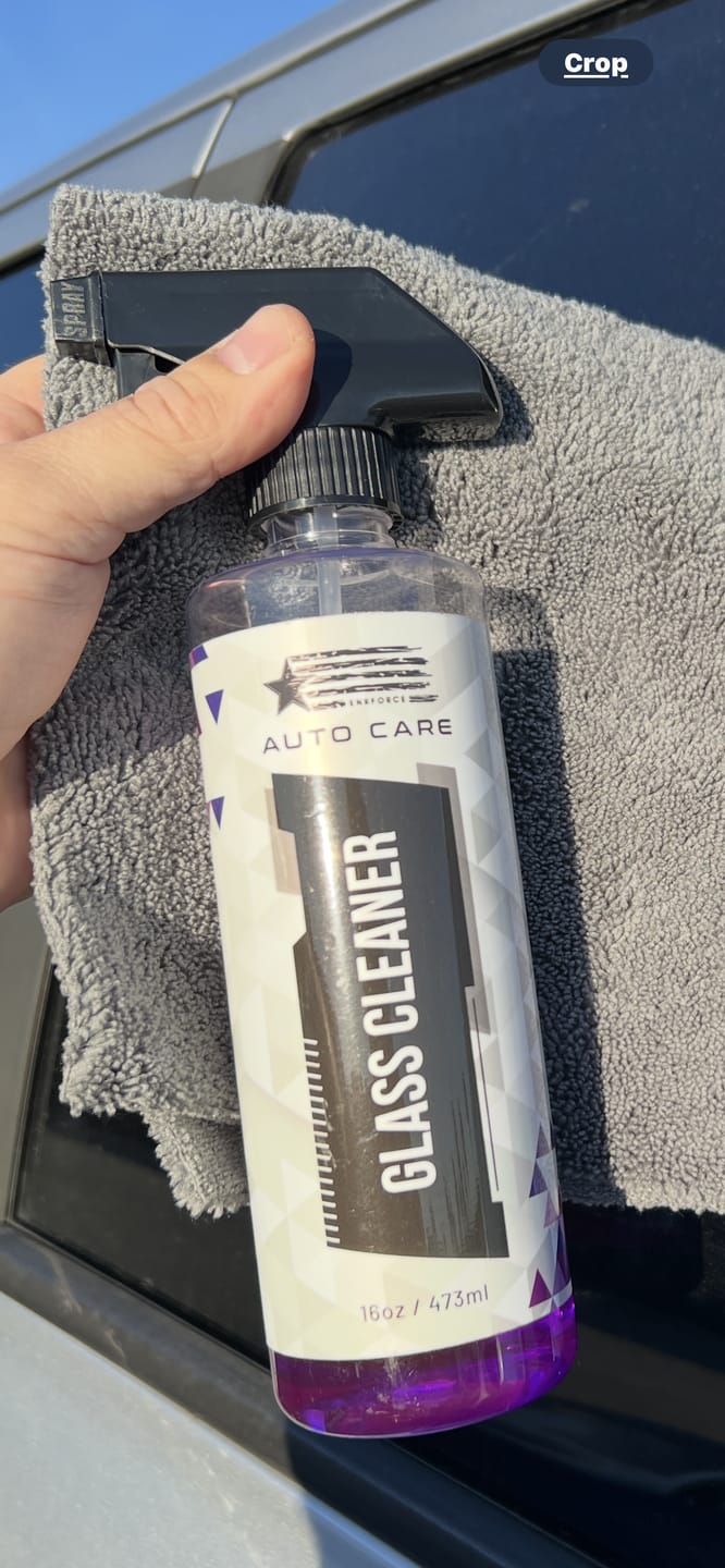 Customer photo review of Glass Cleaner - Auto