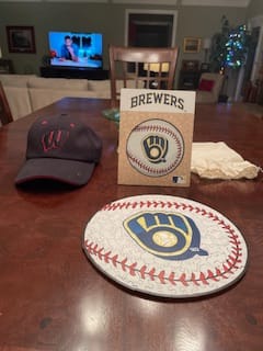 Customer photo review of Milwaukee Brewers™ - Wooden Puzzle