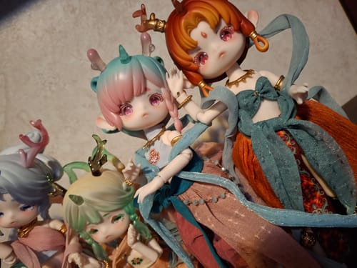 Customer photo review of Antu China Dunhuang Nine Colored Deer Series Action Figure BJD Blind Box