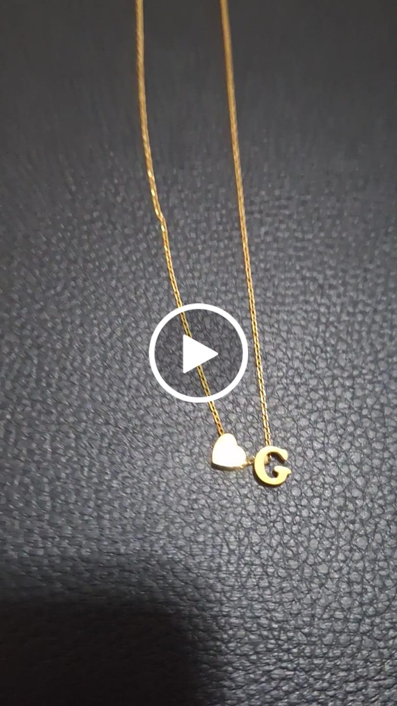 Customer video review of Collar Letra Amor