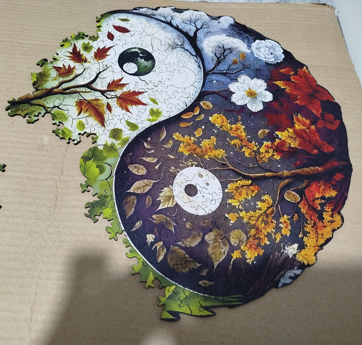 Customer photo review of 4 Season Yin Yang - Ahşap Puzzle