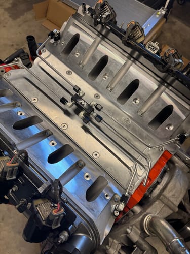 Customer photo review of Motion Raceworks LS Stainless Coolant Crossover Steel Steam Vent Kit 10-10005