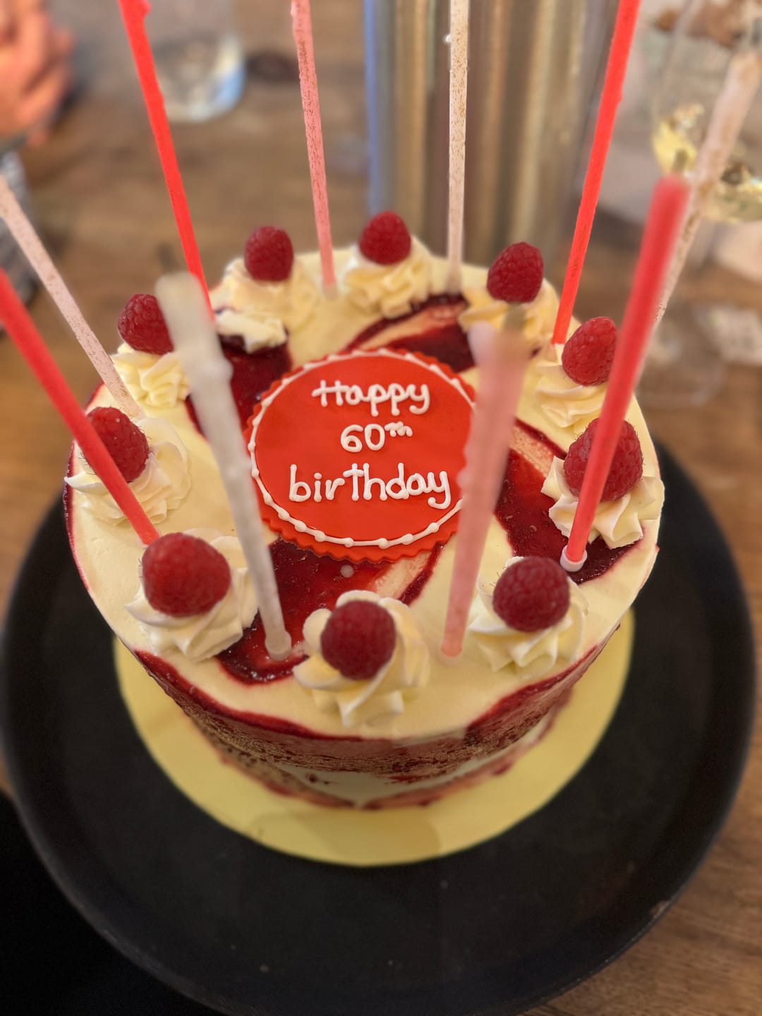 Customer photo review of Raspberry Ripple Cake