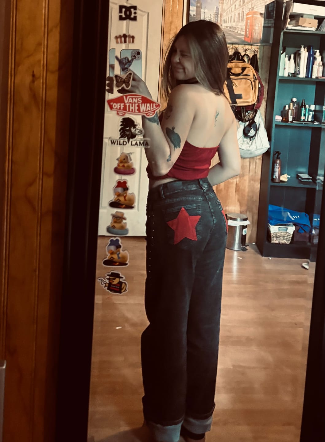 Customer photo review of Pants Red Star