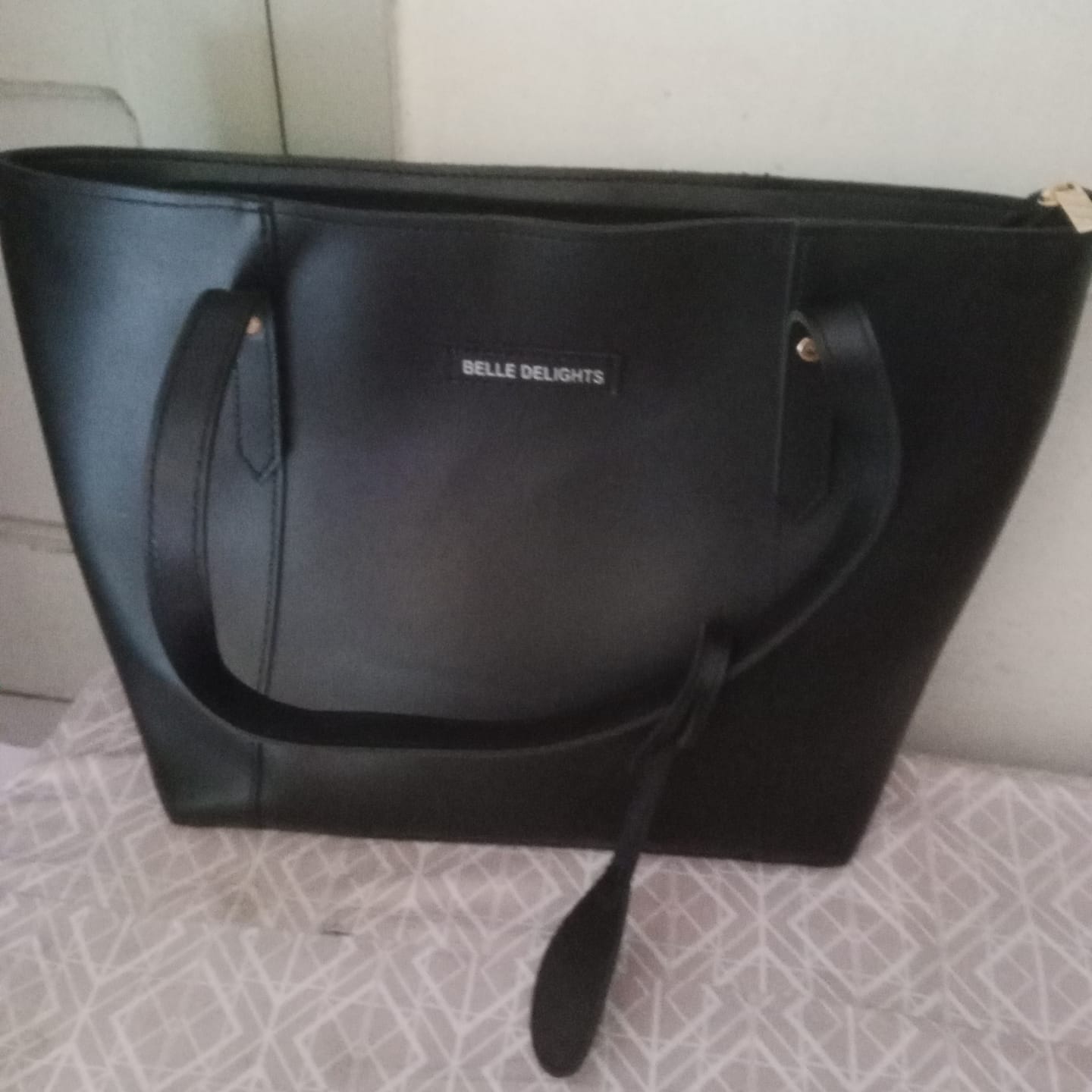 Customer photo review of Black Belle The Tote Bag