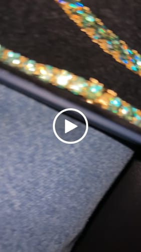 Customer video review of 6MM Blue Moissanite Tennis Chain 14K Gold