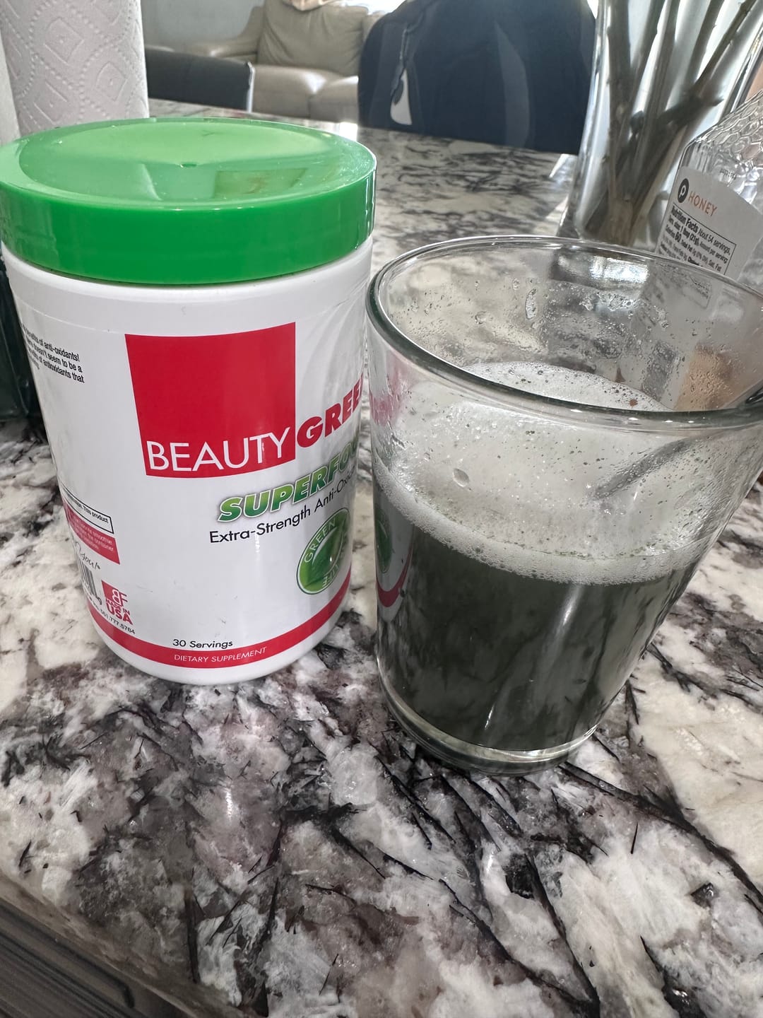 Customer photo review of SUPER-FOODS BeautyGreens®
