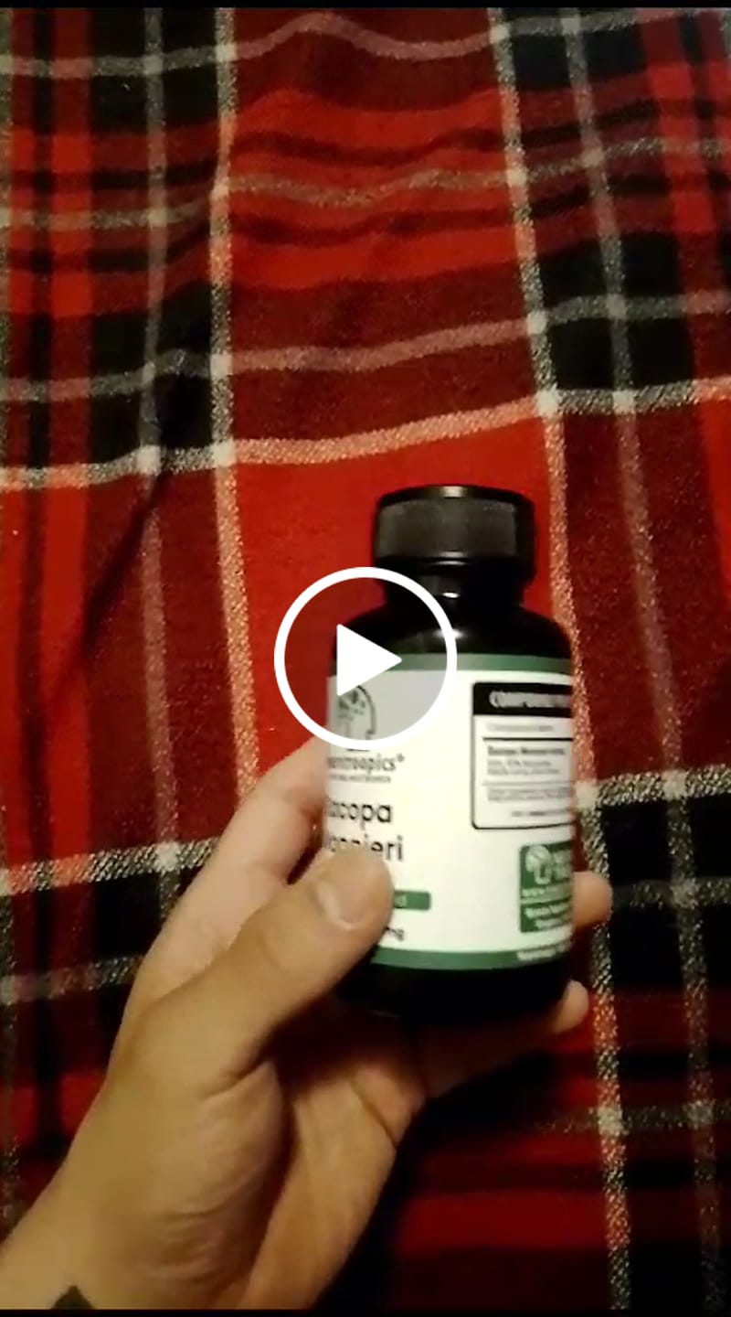 Customer video review of Bacopa Monnieri - 300mg (min. 50%bacosides)