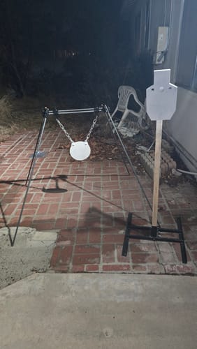 Customer photo review of Double T-Shaped Base Stand + Mounting Kit