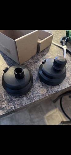 Customer photo review of 135 oz Titan Bottle Gift Set