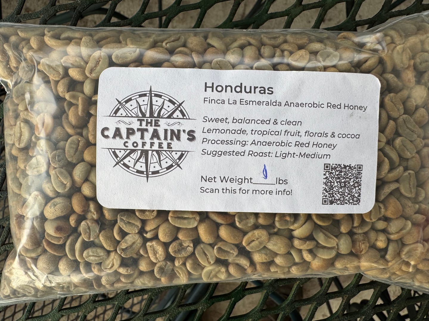 Customer photo review of Honduras Finca La Esmeralda Anaerobic Red Honey Organic