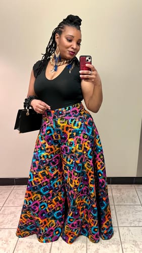 undefined review of Idunnu 2pc Palazzo Set [Orange] image 1 out of 1