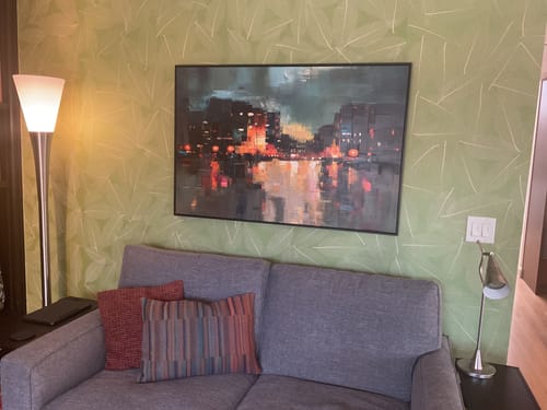 Customer review photo for Colorful Painting #CA250
