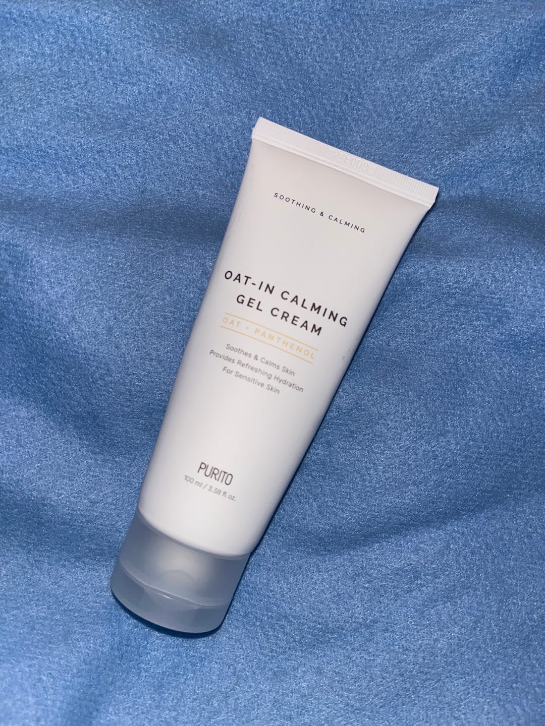 Customer photo review of Nomierinošs gelveida krēms ar pantenolu Purito Oat-In Calming Gel Cream