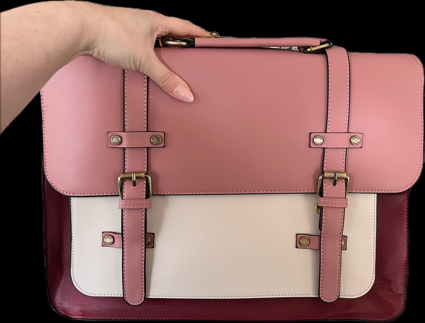 Customer photo review of Sombre Vintage Briefcase