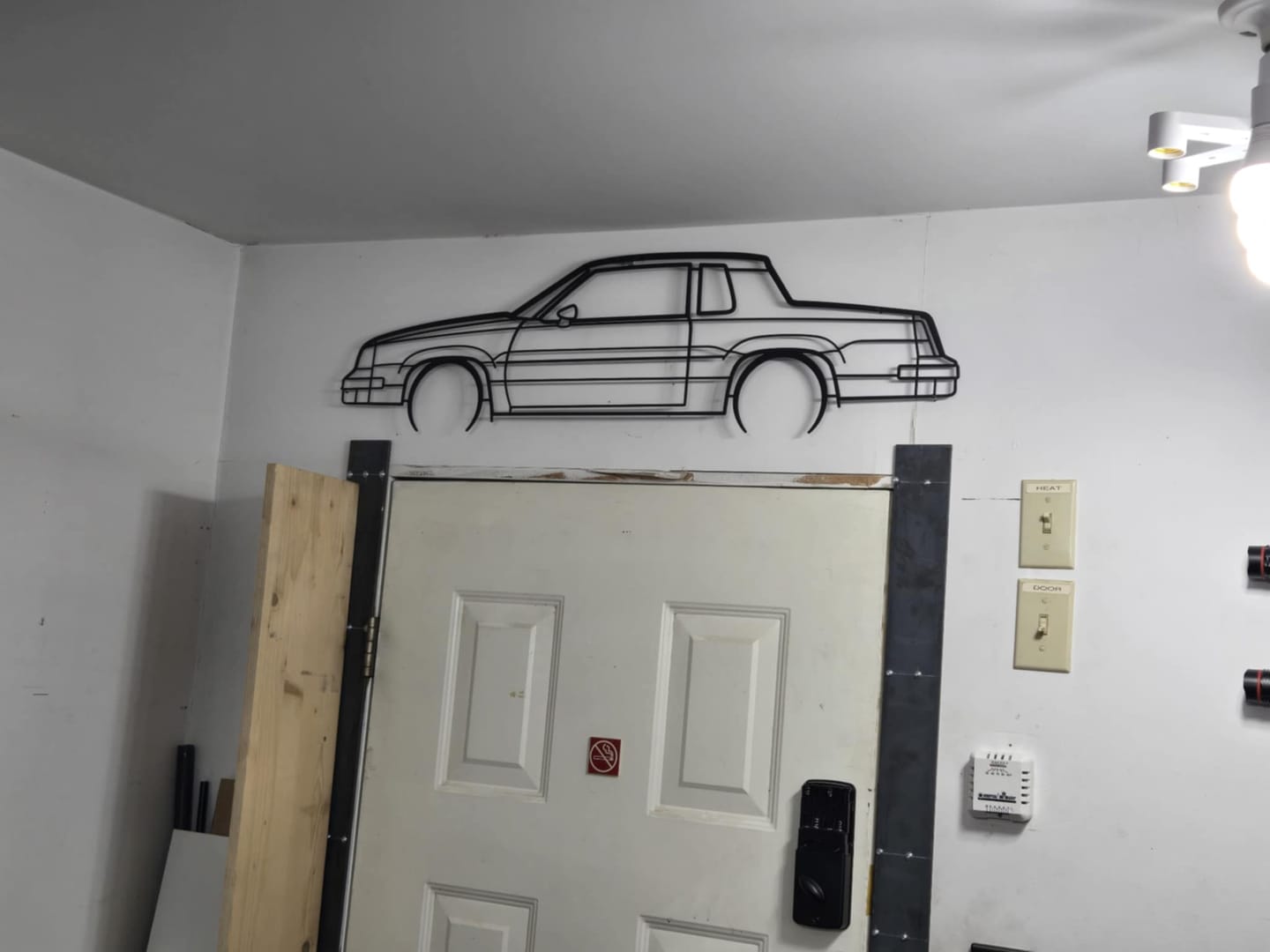 Customer photo review of Cutlass 442 1986 Detailed Silhouette Metal Wall Art