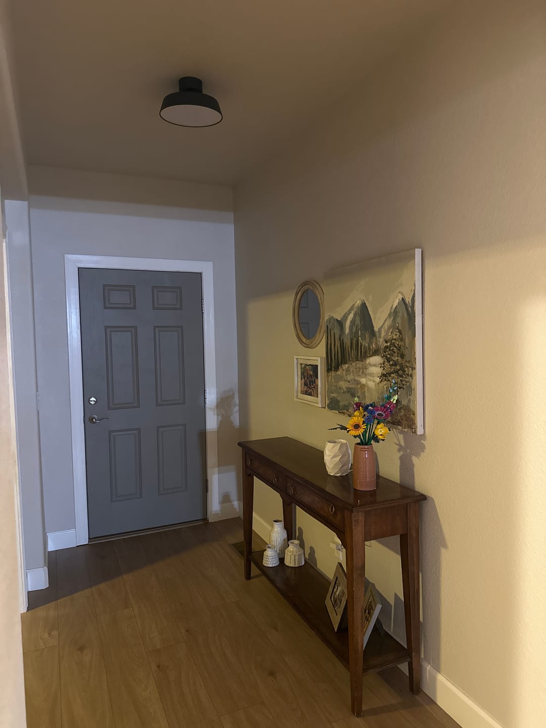 Customer photo review of Scandinavian LED Semi Flush Ceiling Light