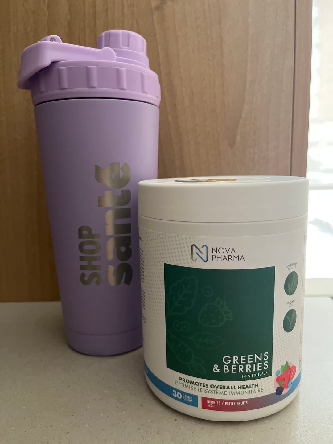 Customer photo review of Nova Pharma - Greens & Berries 420g