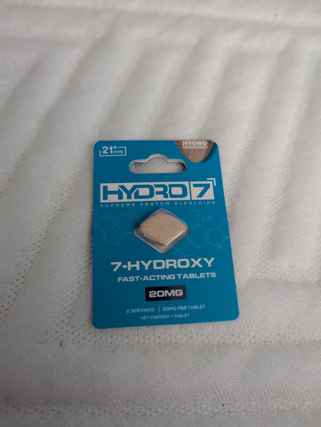 Customer photo review of 7-OH Tablet - 20MG - (1 Count)