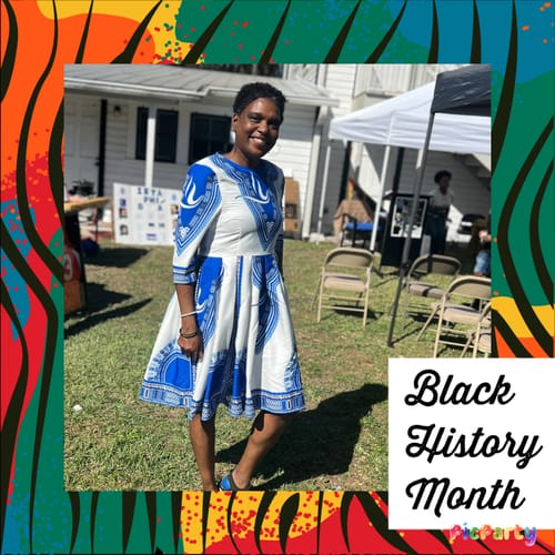 Customer photo review of Dashiki Dress- Zeta