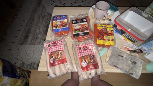 Customer photo review of Original Nürnberger Art Rindwurst