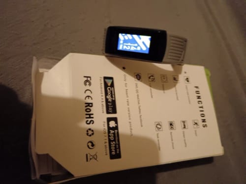 Customer photo review of Waterproof Fitness Tracker Watch