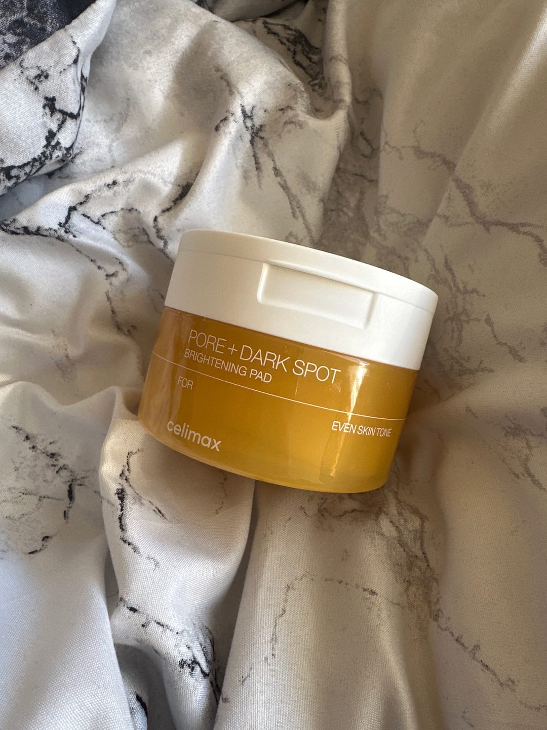 Customer photo review of Pretpigmentācijas spilventiņi Celimax Pore+Dark Spot Brightening Pad