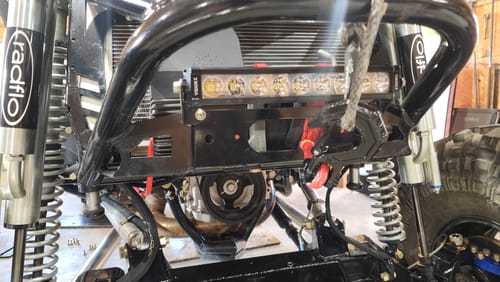 Customer photo review of Samurai 9,500lb Short Drum 12v Electric Winch - Offroad