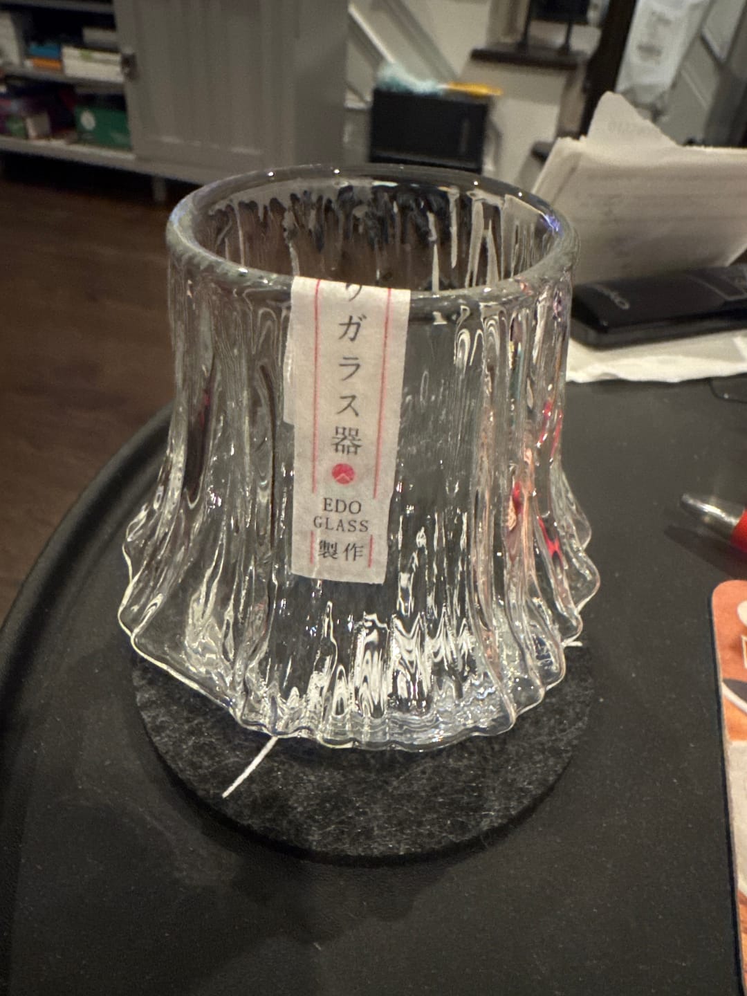 Customer photo review of Fuji - Handmade Japanese Whiskey Glass