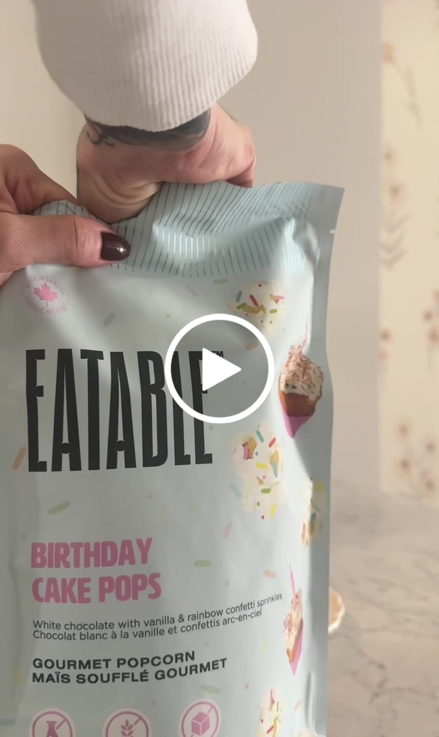 Customer video review of Birthday Cake Pops (3.8oz) - White Chocolate Kettle Corn