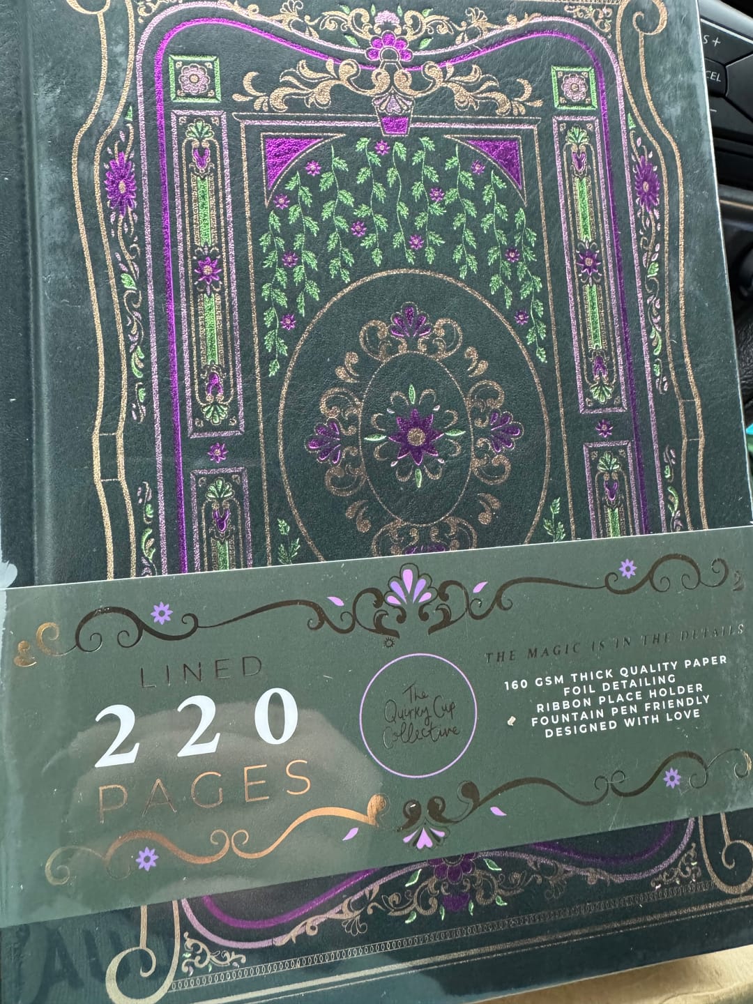 Customer photo review of Literati Journal - Forest Green