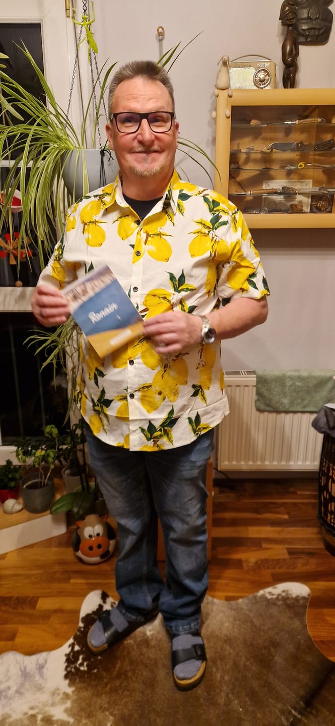 Customer photo review of Herren Hawaii-Kurzarmhemd mit Zitronenmuster