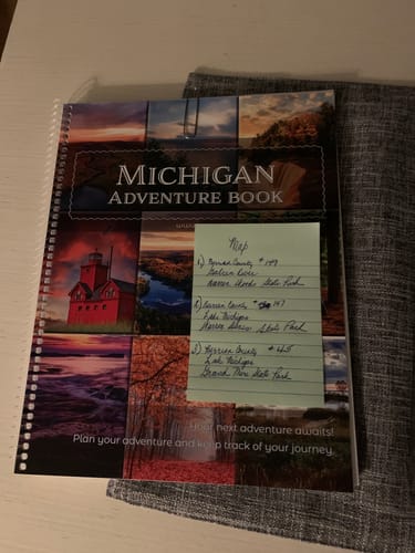 Customer photo review of NEW - Michigan Adventure Book