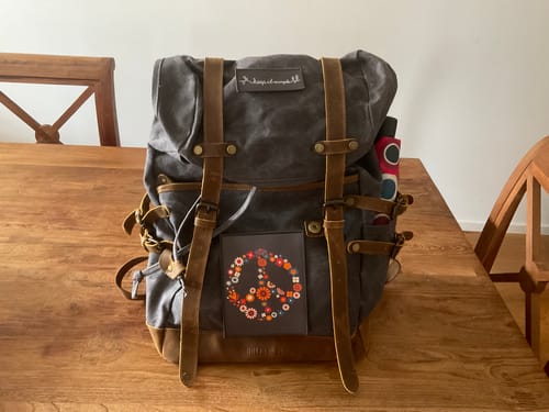 Customer photo review of BIG PATCH Pfote (schwarzblau)