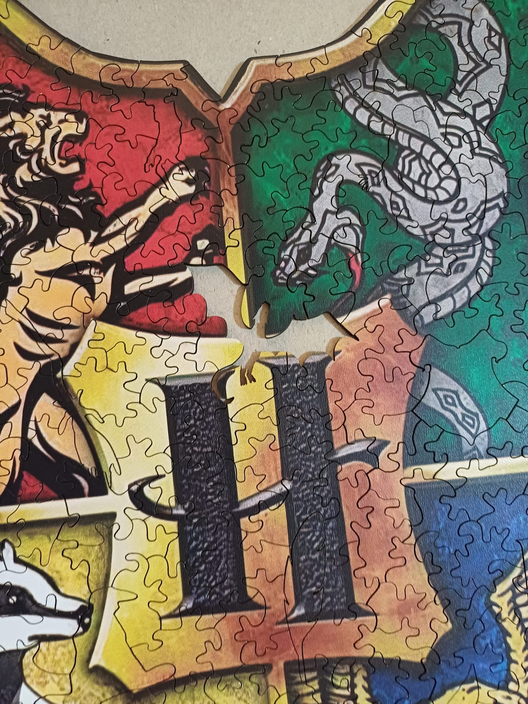 Customer photo review of Hogwarts - Ahşap Puzzle