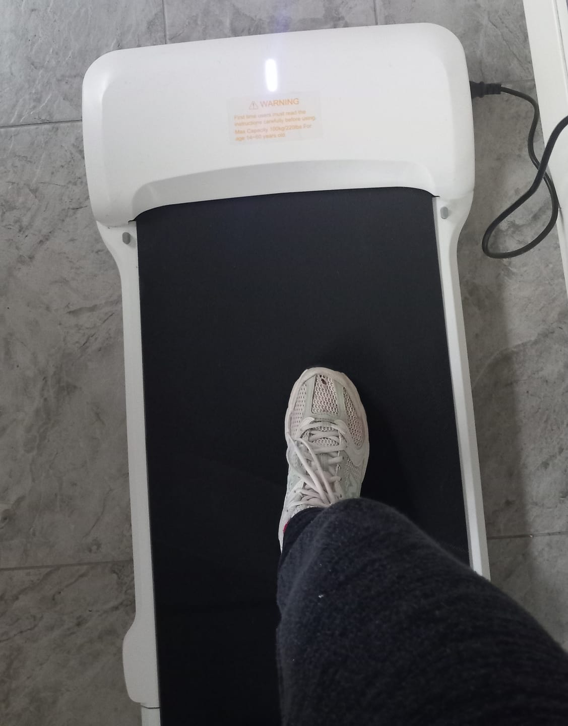 Customer photo review of WalkingPad C1  Lightest Foldable Walking Treadmill 3.72MPH 220 lbs
