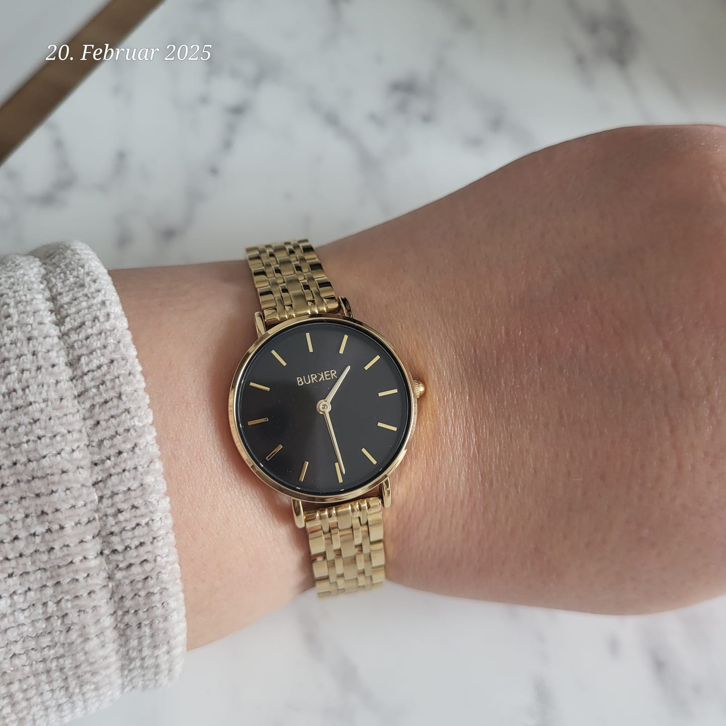 Customer photo review of Ruby Petite Gold Black