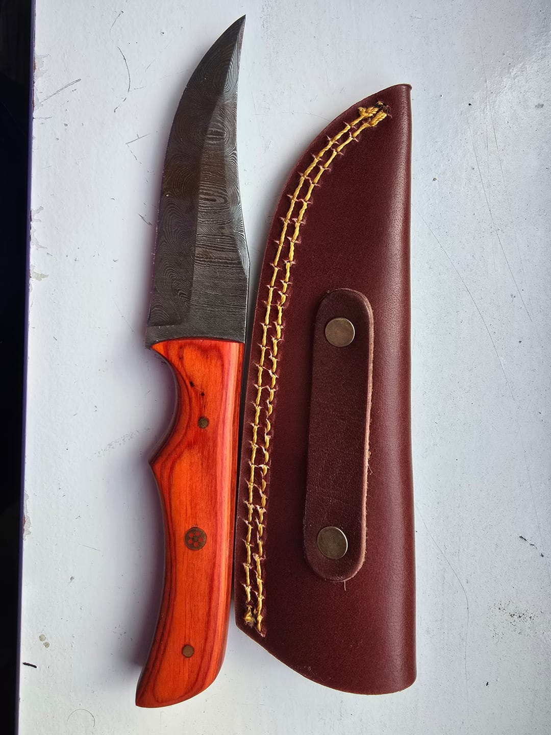 Customer photo review of Seconds Lucky Dip Damascus Knife