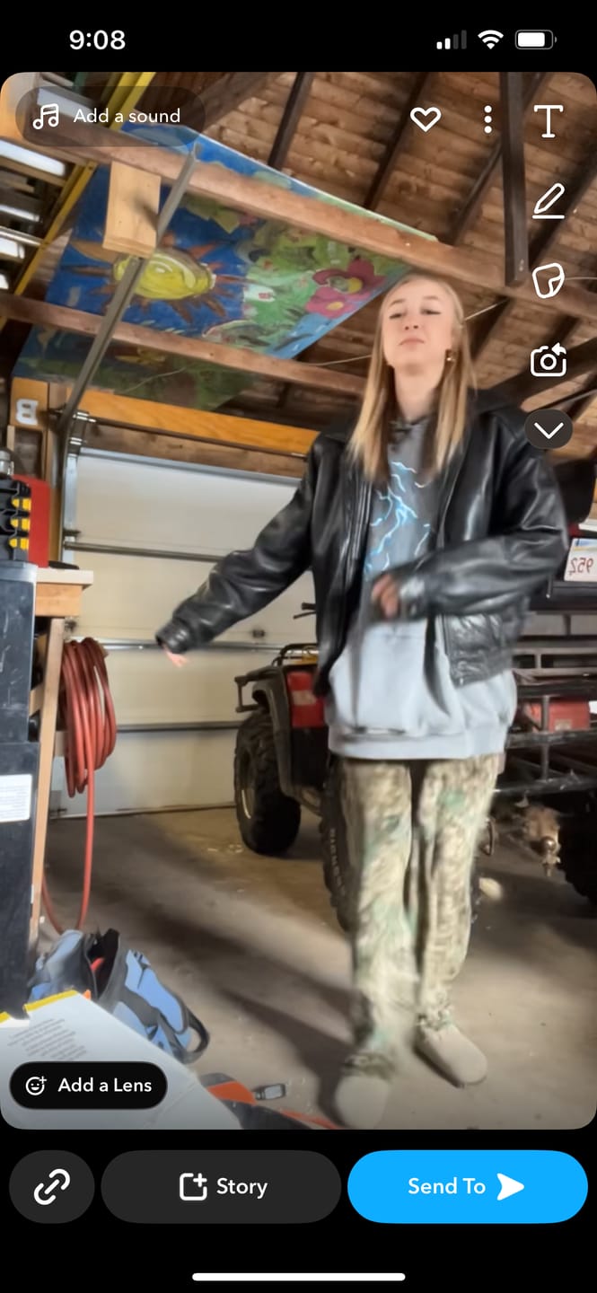 Customer photo review of Aelfric Eden Lightning Graphic Hoodie