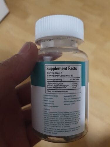 Customer photo review of Internal Deodorant Capsules – Natural Body Odor Control Supplement