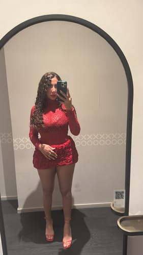 Customer photo review of Faux Micro Mini Purse
