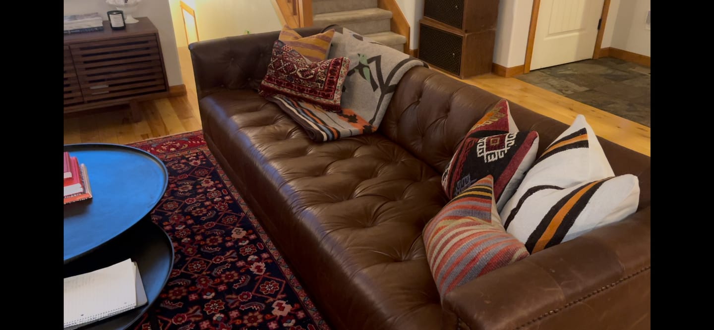 Customer photo review of Oriental Red Handwoven Rug Pillow Cover 12" x 20"