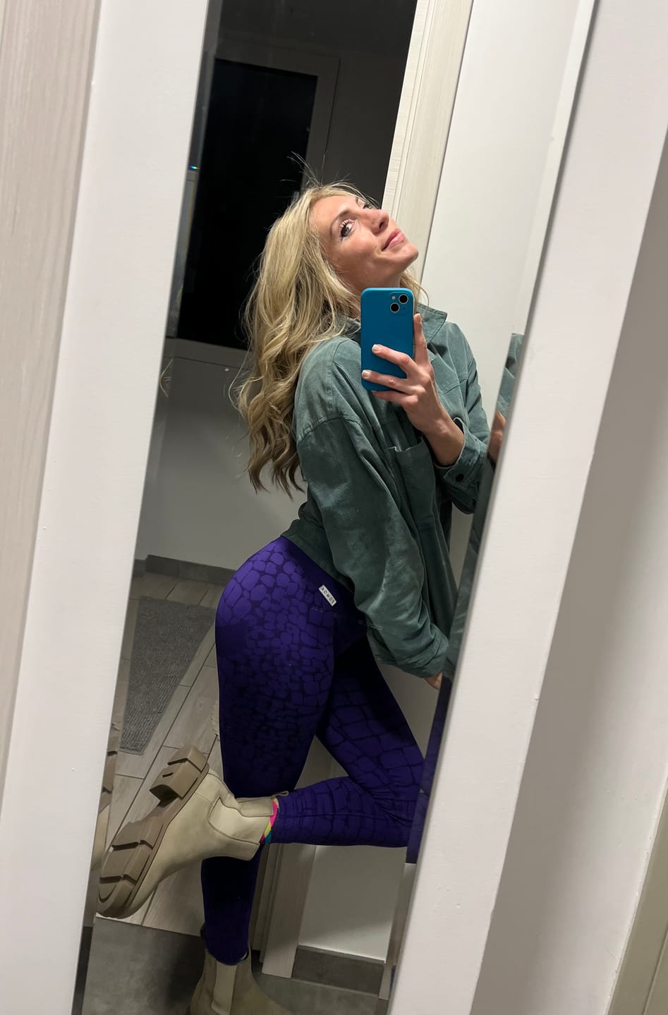 Customer photo review of Leggings All-up Cocco Viola