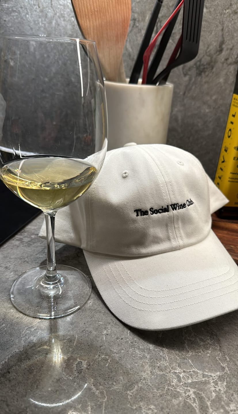 Customer photo review of The Social Wine Club. Dad hat