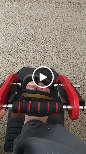Customer video review of Calf Buster V2 - Calf Extension Machine for Calf Growth, Strength, Rehab, Ankle Strength